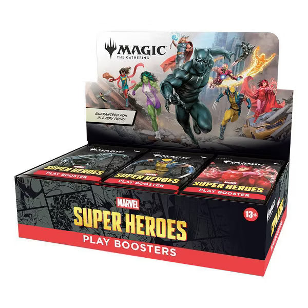 Magic The Gathering  Marvel Super Heroes Play Booster Box  30 Packs