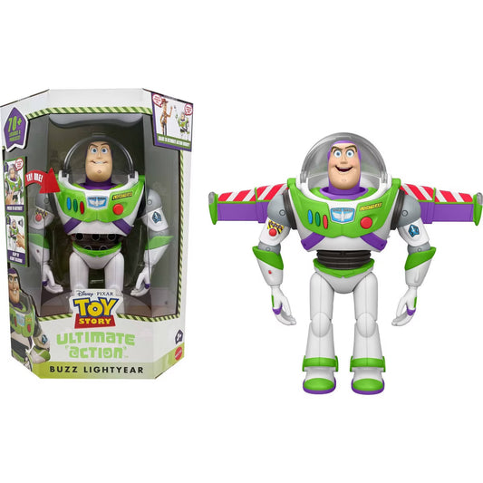 Disney and Pixar Toy Story 5 Ultimate Action Buzz Lightyear Figure with Animated Mode 12"
