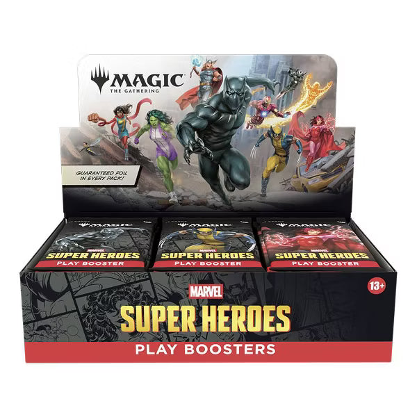 Magic The Gathering  Marvel Super Heroes Play Booster Box  30 Packs