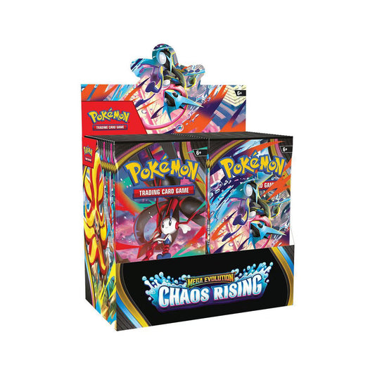 Pokémon TCG: Mega Evolution Chaos Rising Booster Display
