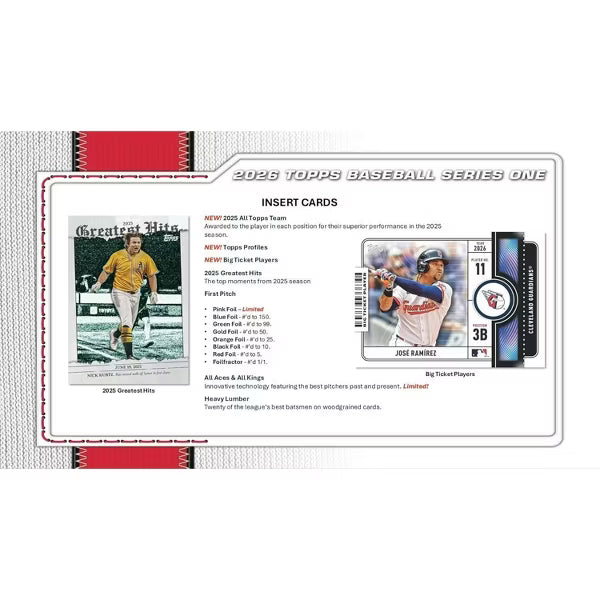 Topps 2026 Topps Baseball Series 1 Value Blaster Box