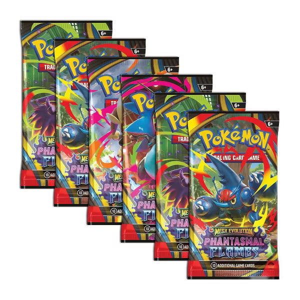 Pokémon TCG: Mega Evolution Phantasmal Flames Booster Bundle