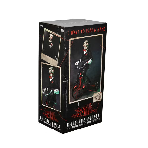 NECA Saw Billie The Puppet with Tricycle 12" Action Figure