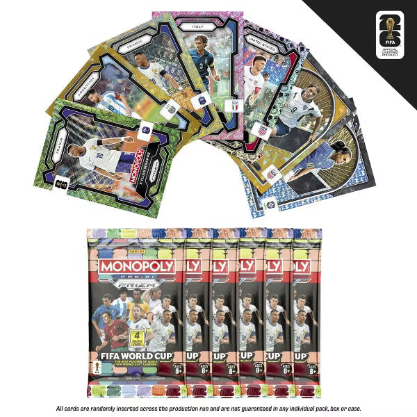 Monopoly Panini Prizm: FIFA World Cup Trading Cards Booster Box