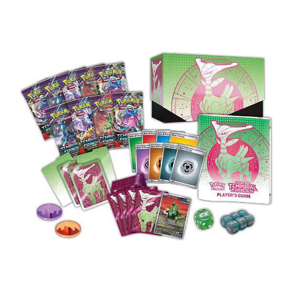 Pokémon TCG: Scarlet & Violet Temporal Forces Elite Trainer Box Iron Leaves