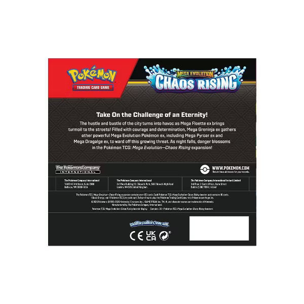 Pokémon TCG: Mega Evolution Chaos Rising Booster Display