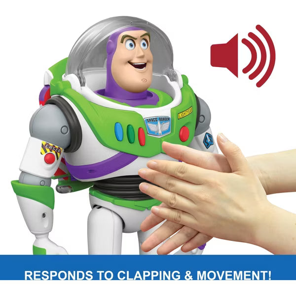 Disney and Pixar Toy Story 5 Ultimate Action Buzz Lightyear Figure with Animated Mode 12"