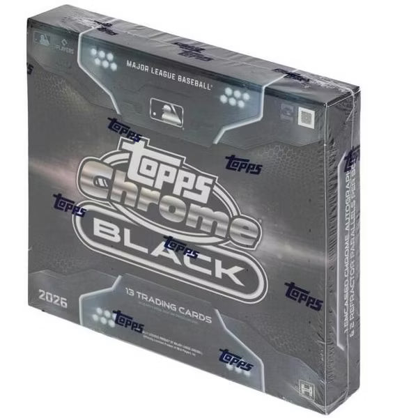 Topps 2026 Chrome Black Baseball Hobby Box