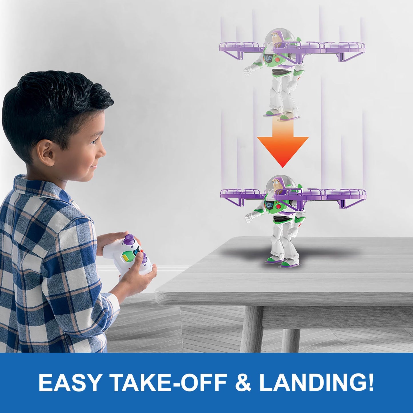 Disney and Pixar Toy Story 5 Flying RC Hi-Tech Edition Buzz Lightyear Action Figure