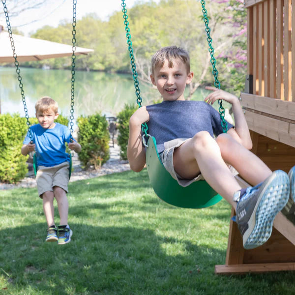 Backyard Discovery Endeavor II Cedar Wood Swing Set image 2