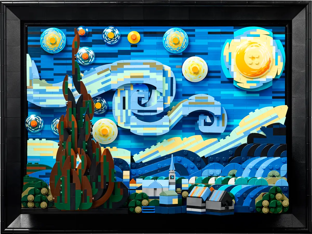 LEGO 21333 Ideas Vincent van Gogh - The Starry Night image 4