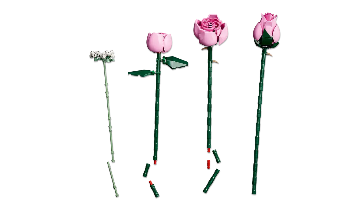 LEGO 10374 Bouquet of Pink Roses image 4