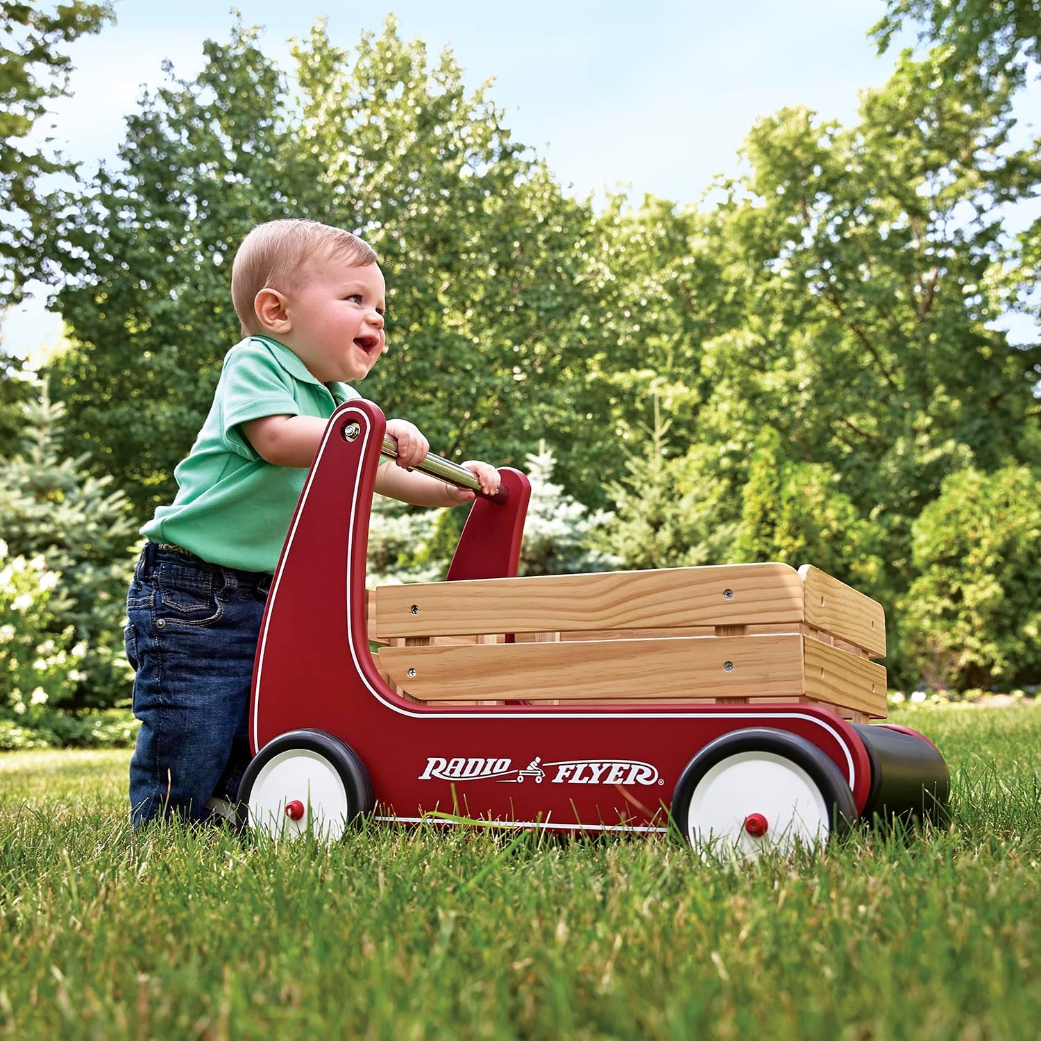 Radio Flyer Classic Push Walker Wagon image 5