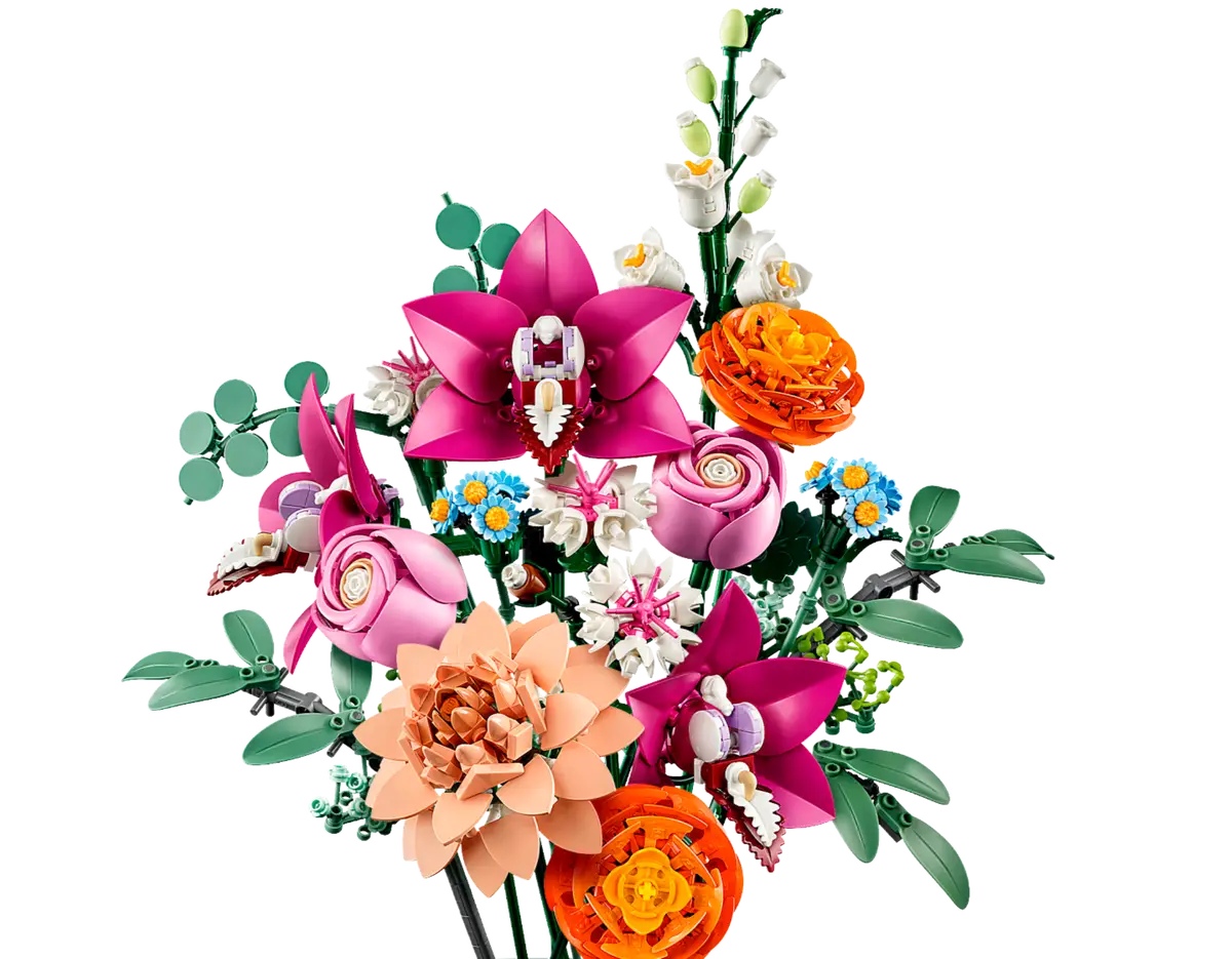 LEGO 10342 Botanicals Pretty Pink Flower Bouquet image 5