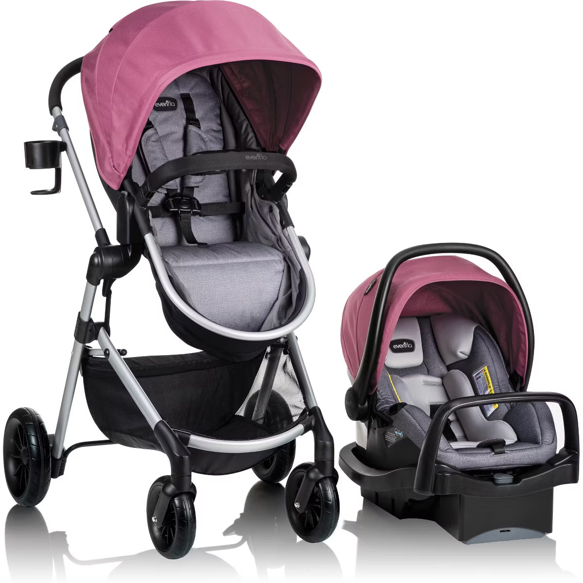 Evenflo Pivot Modular Travel System with LiteMax Infant Car Seat image 14