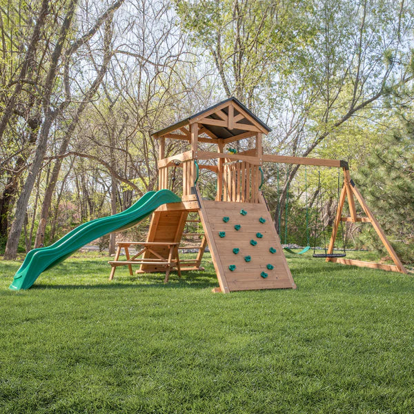 Backyard Discovery Endeavor II Cedar Wood Swing Set image 9