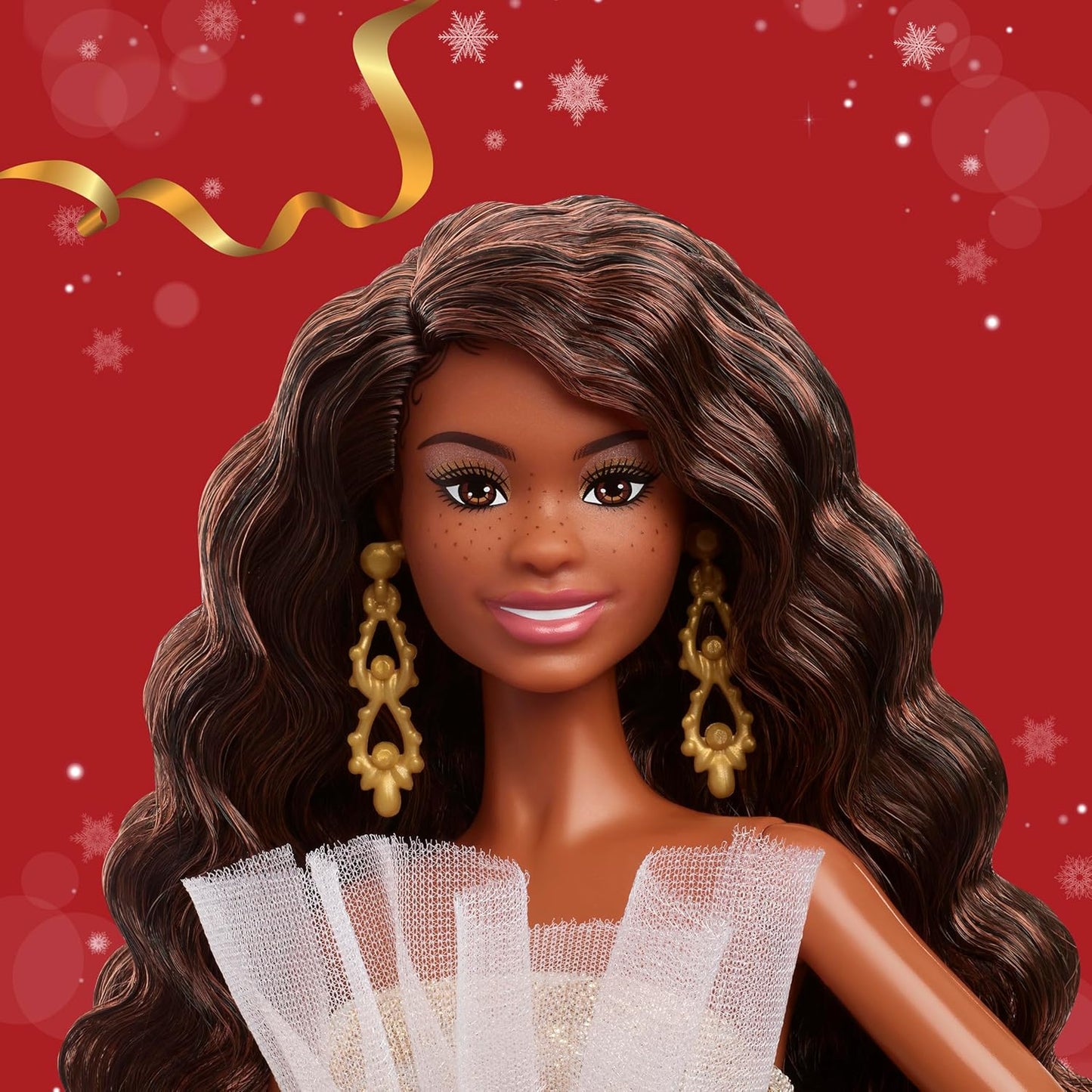 Barbie Signature 2025 Holiday Fashion Doll Black image 1