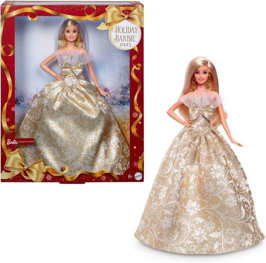 Barbie Signature 2025 Holiday Fashion Doll Blonde image 0