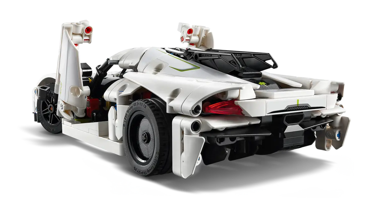 LEGO 42184 Technic Koenigsegg Jesko Absolut White Hypercar image 5