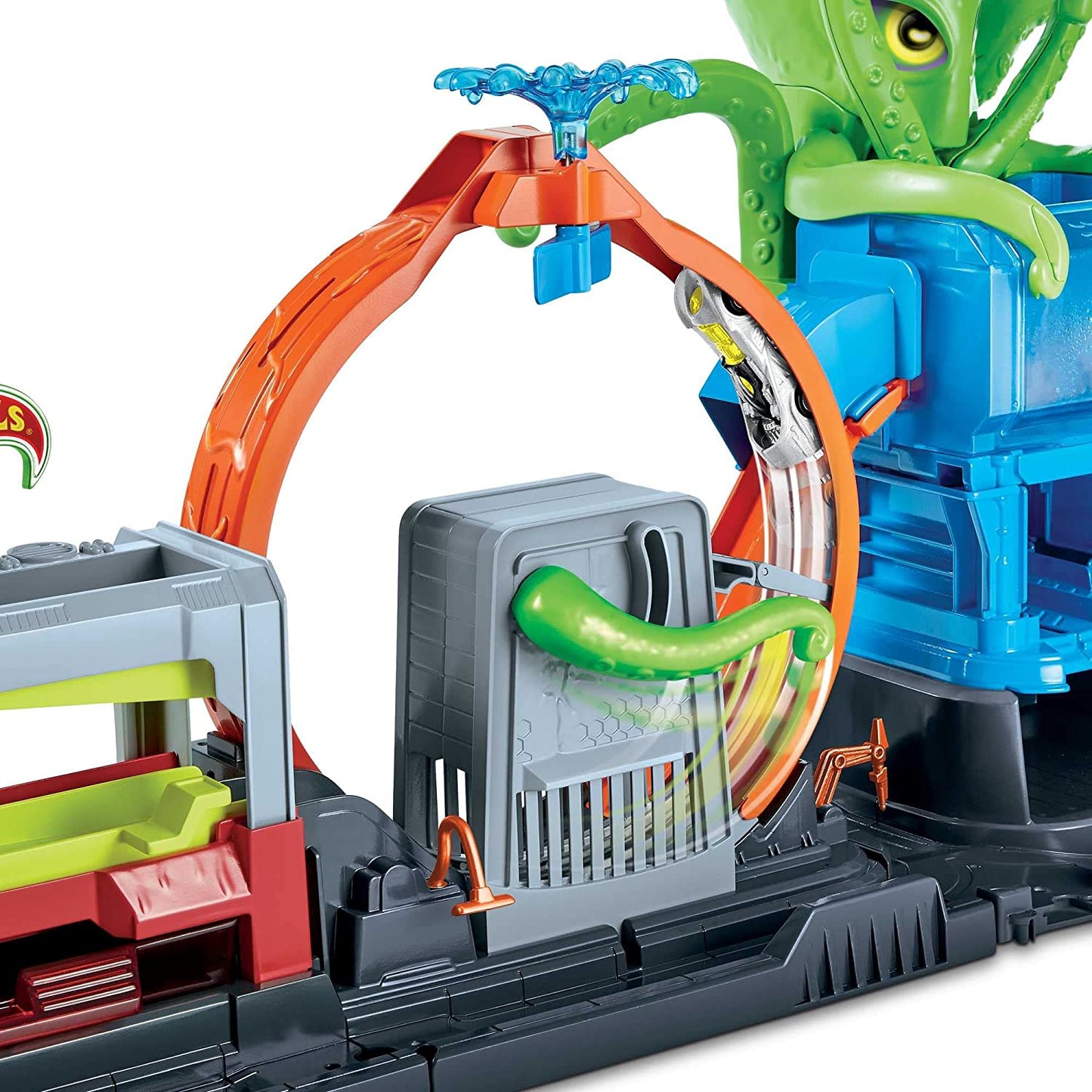 Hot Wheels City Ultimate Octo Car Wash & Color Reveal Car 8 Ft Track image 3