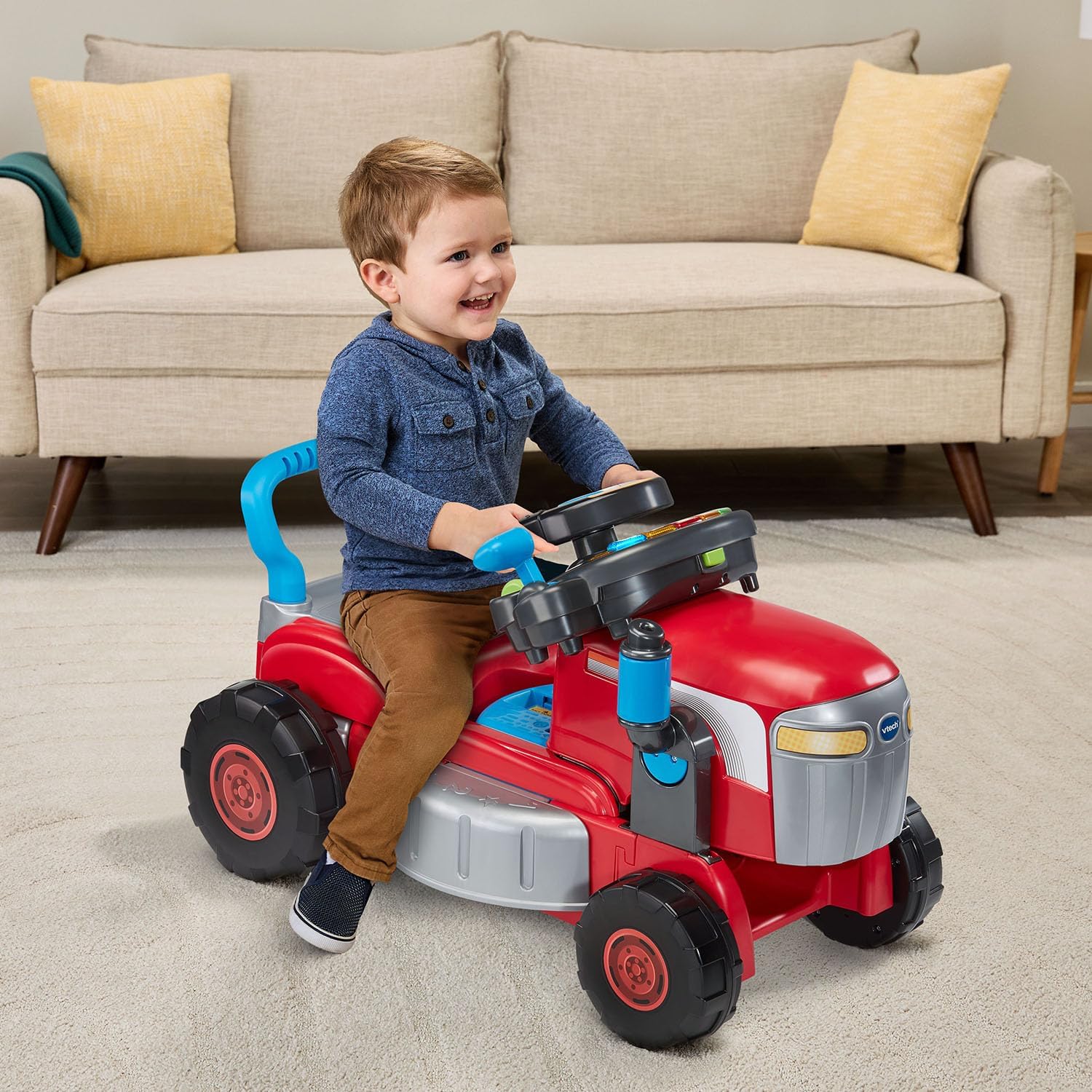 VTech Get Growing Tractor & Mower Ride-On image 7