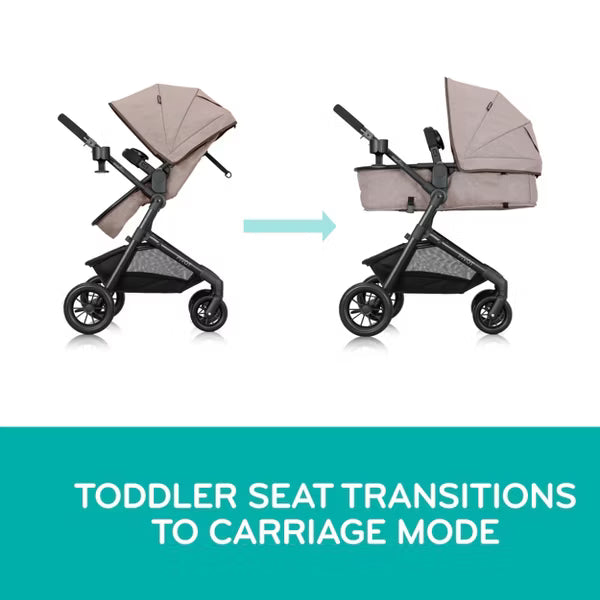 Evenflo Pivot Modular Travel System with LiteMax Infant Car Seat image 8