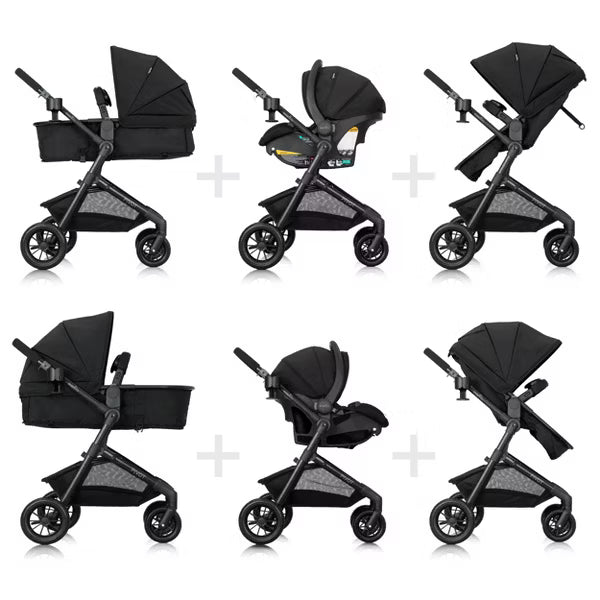 Evenflo Pivot Modular Travel System with LiteMax Infant Car Seat image 5