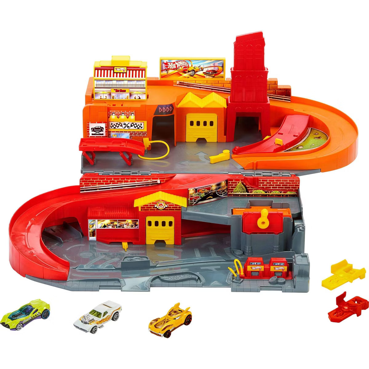 Hot Wheels City Sto & Go Refresh Toy Vehicle Playset image 0