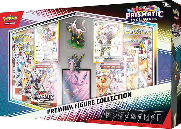 Pokémon TCG: Scarlet & Violet Prismatic Evolutions Premium Figure Collection