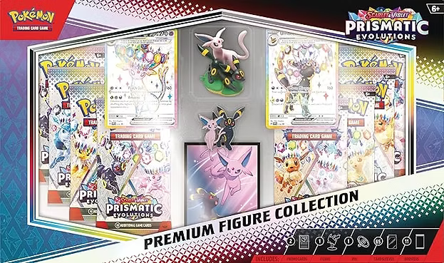 Pokémon TCG: Scarlet & Violet Prismatic Evolutions Premium Figure Collection