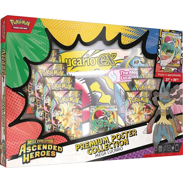 Pokémon TCG: Mega Evolution Ascended Heroes Premium Poster Collection