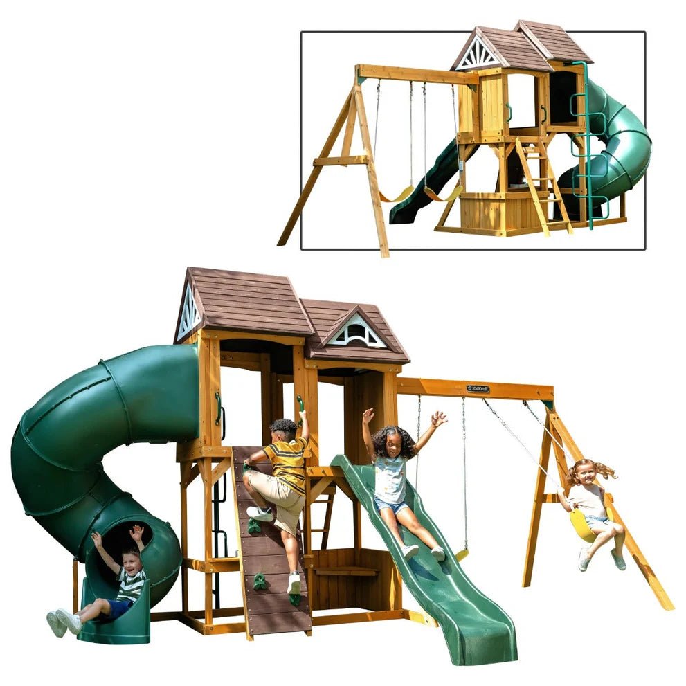 KidKraft Laurel Retreat Wooden Swing Set