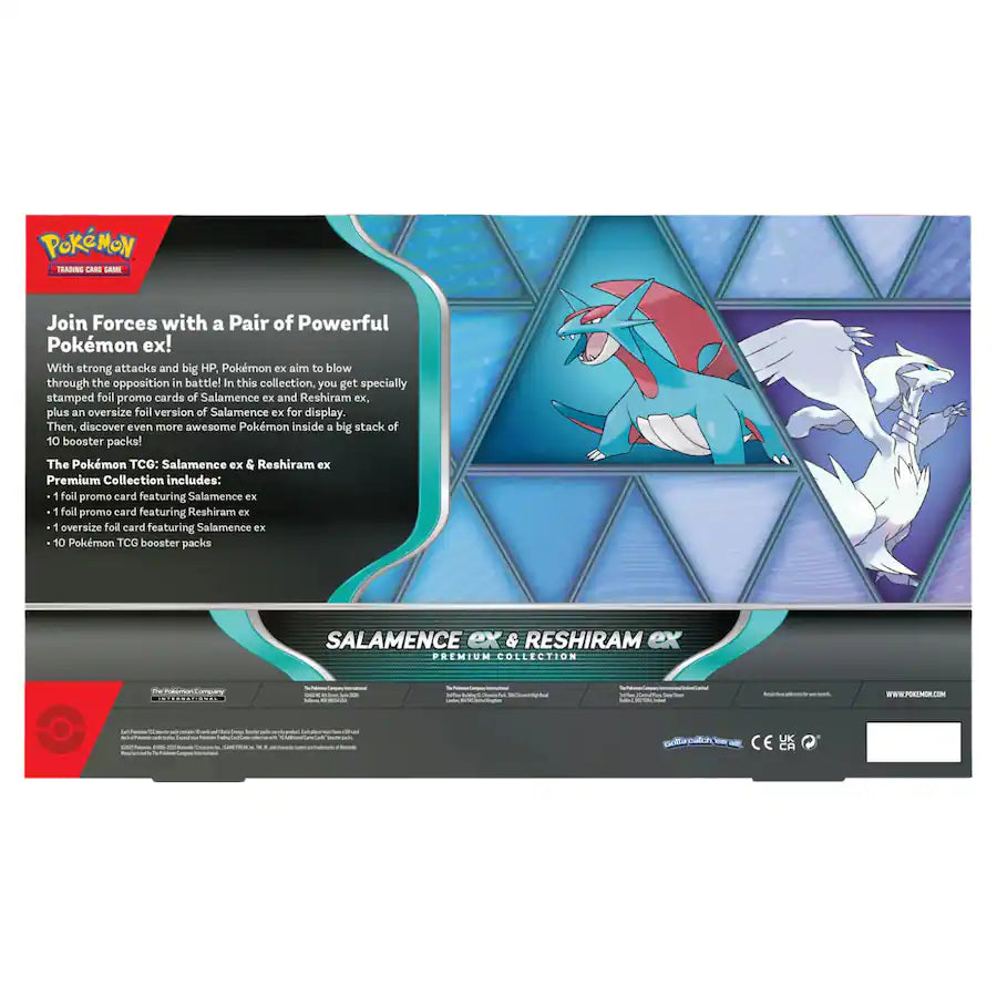 Pokémon TCG: Salamence ex & Reshiram ex Premium Collection Box