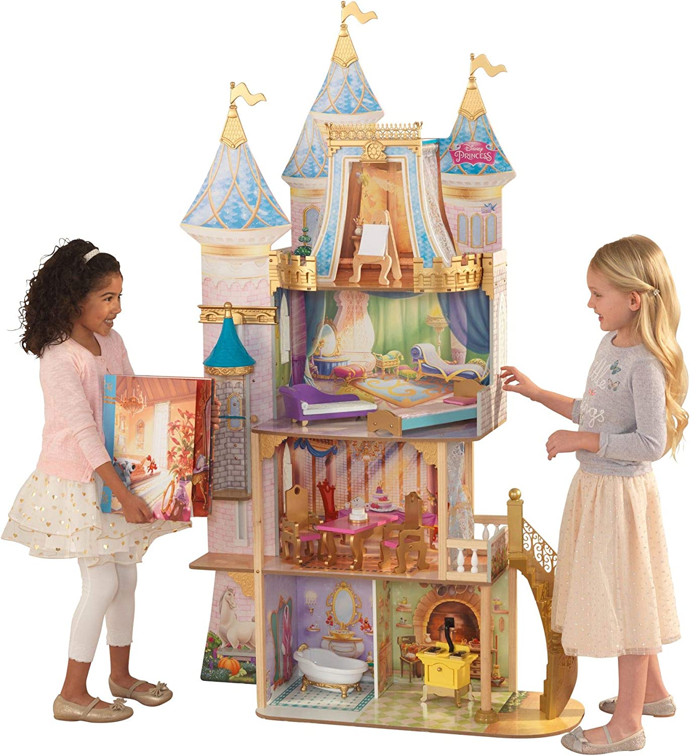 KidKraft Disney Princess Royal Celebration Wooden Dollhouse image 1
