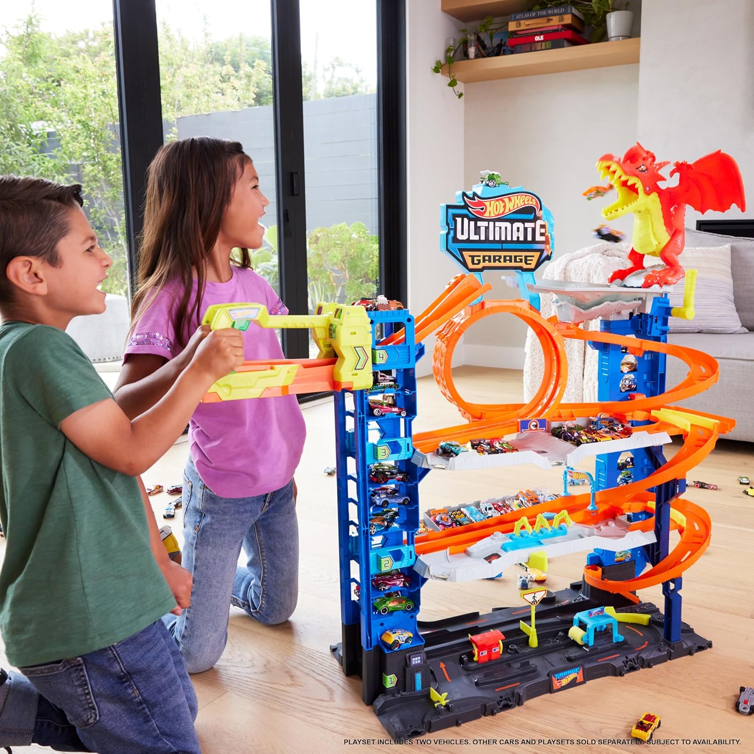 Hot Wheels Ultimate Garage, car eating Dragon image 4