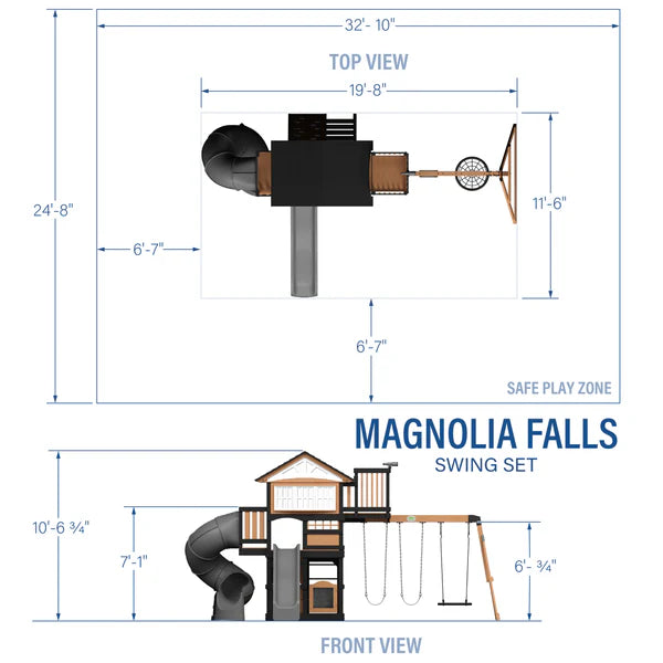 Backyard Discovery Magnolia Falls Swing Set image 6