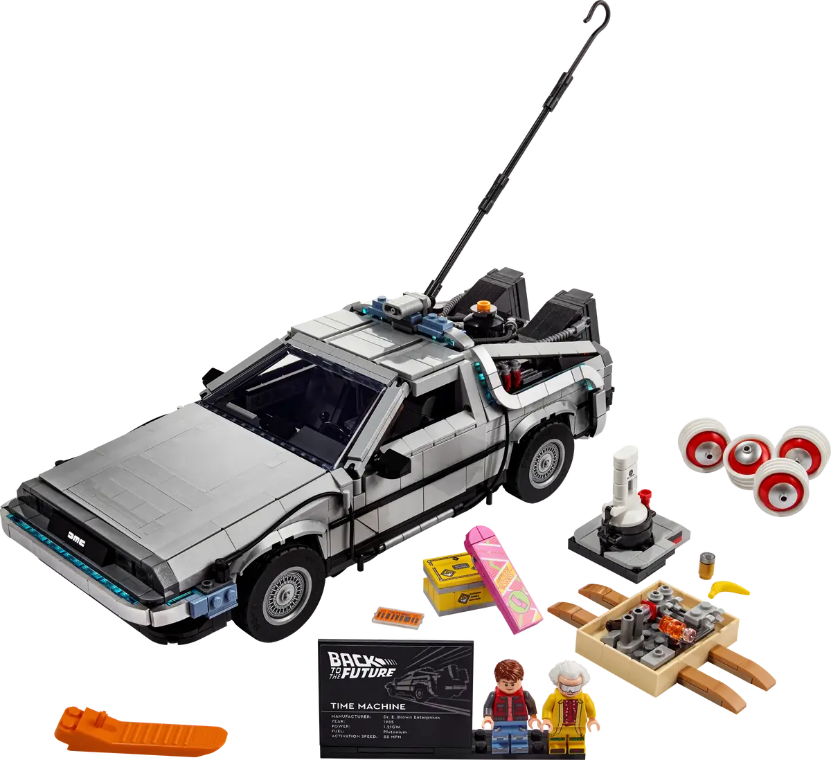 LEGO 10300 Icons Back to the Future Time Machine image 0