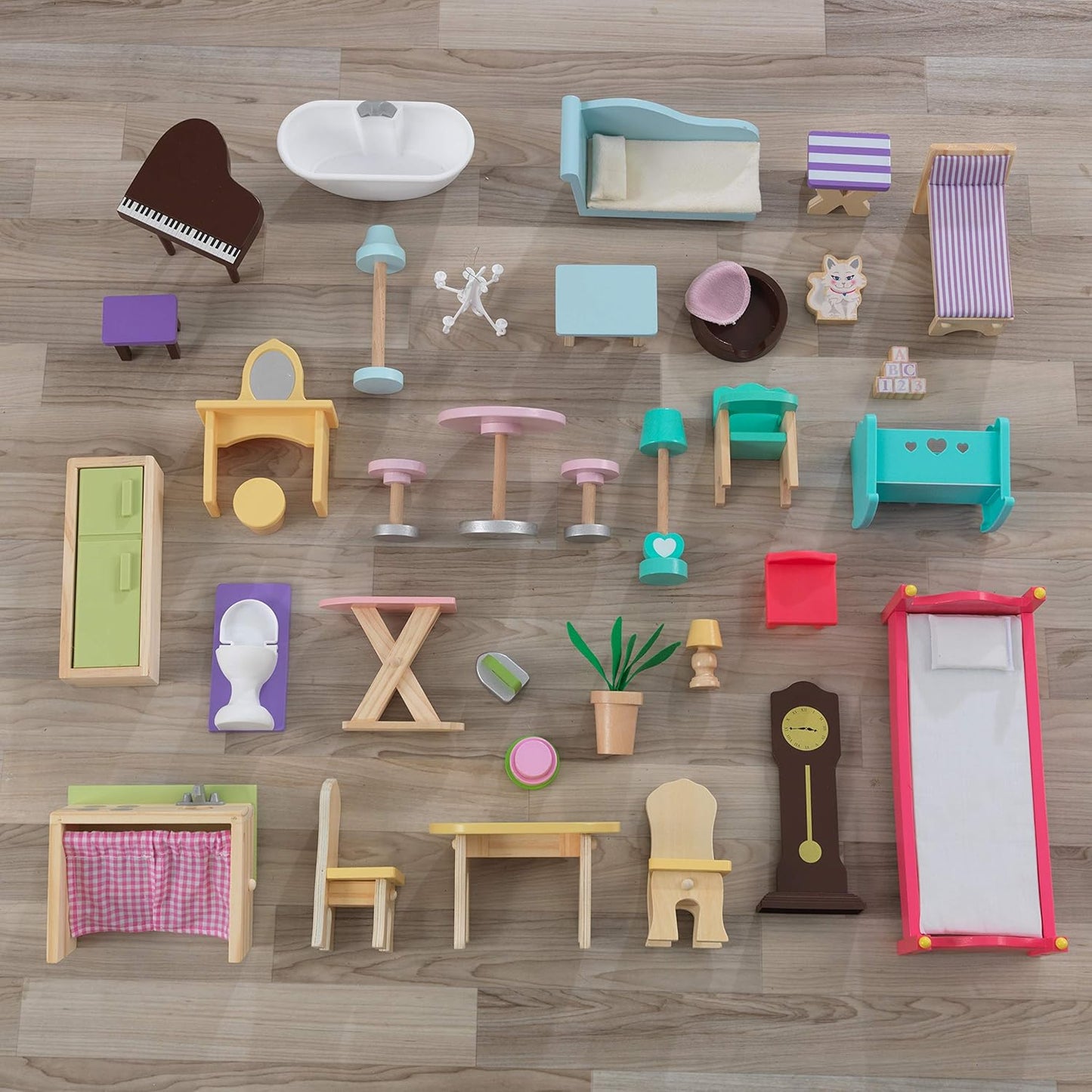 KidKraft Majestic Mansion Wooden Dollhouse with 34-Piece Accessories image 7