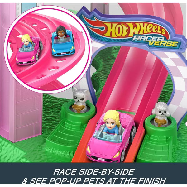 Hot Wheels RacerVerse Barbie Spiral Race Playset image 3