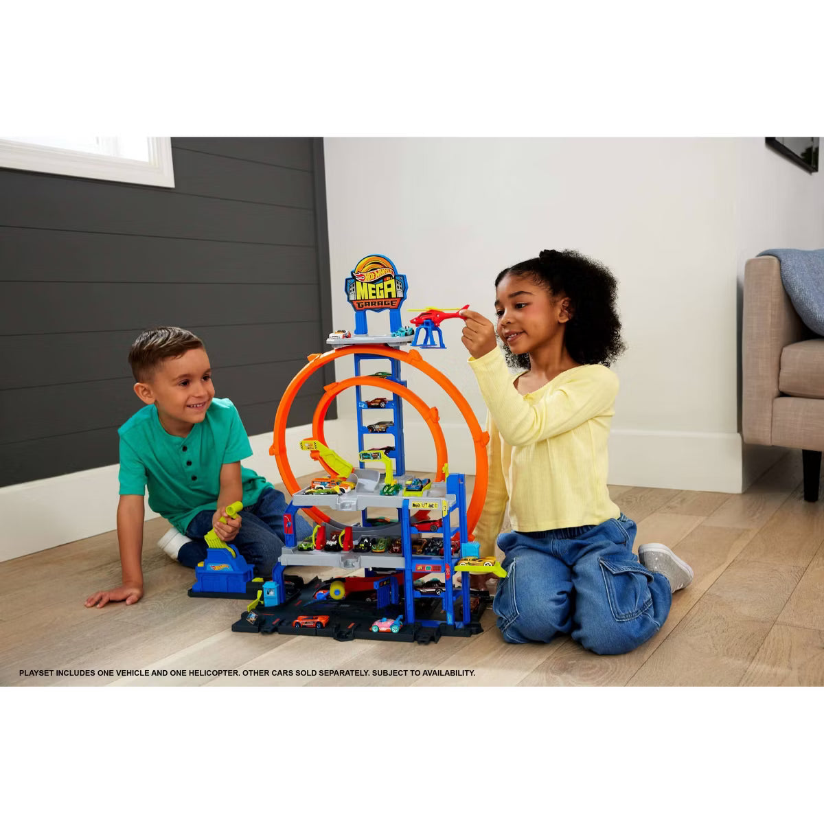 Hot Wheels Mega Loop Garage Playset image 4