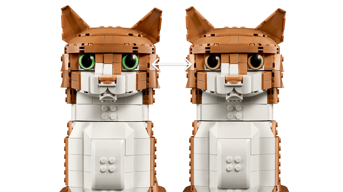 LEGO 21376 Ideas Orange Cat