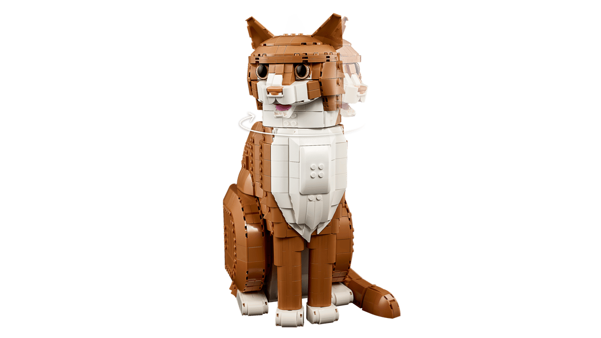 LEGO 21376 Ideas Orange Cat