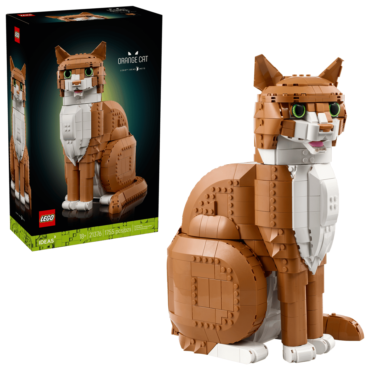 LEGO 21376 Ideas Orange Cat