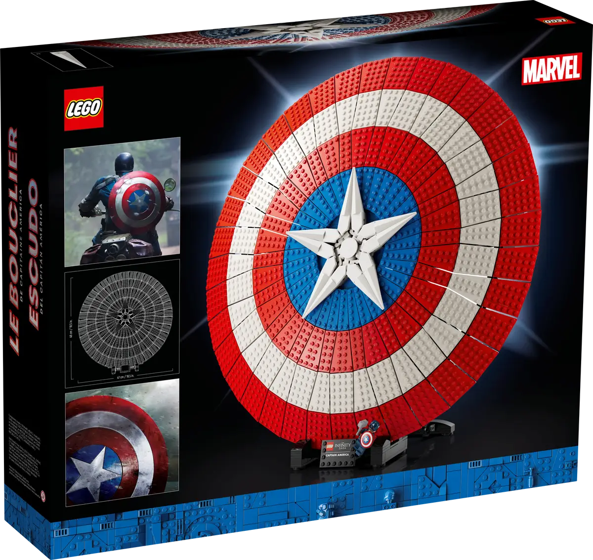 LEGO 76262 Marvel Captain America's Shield image 2