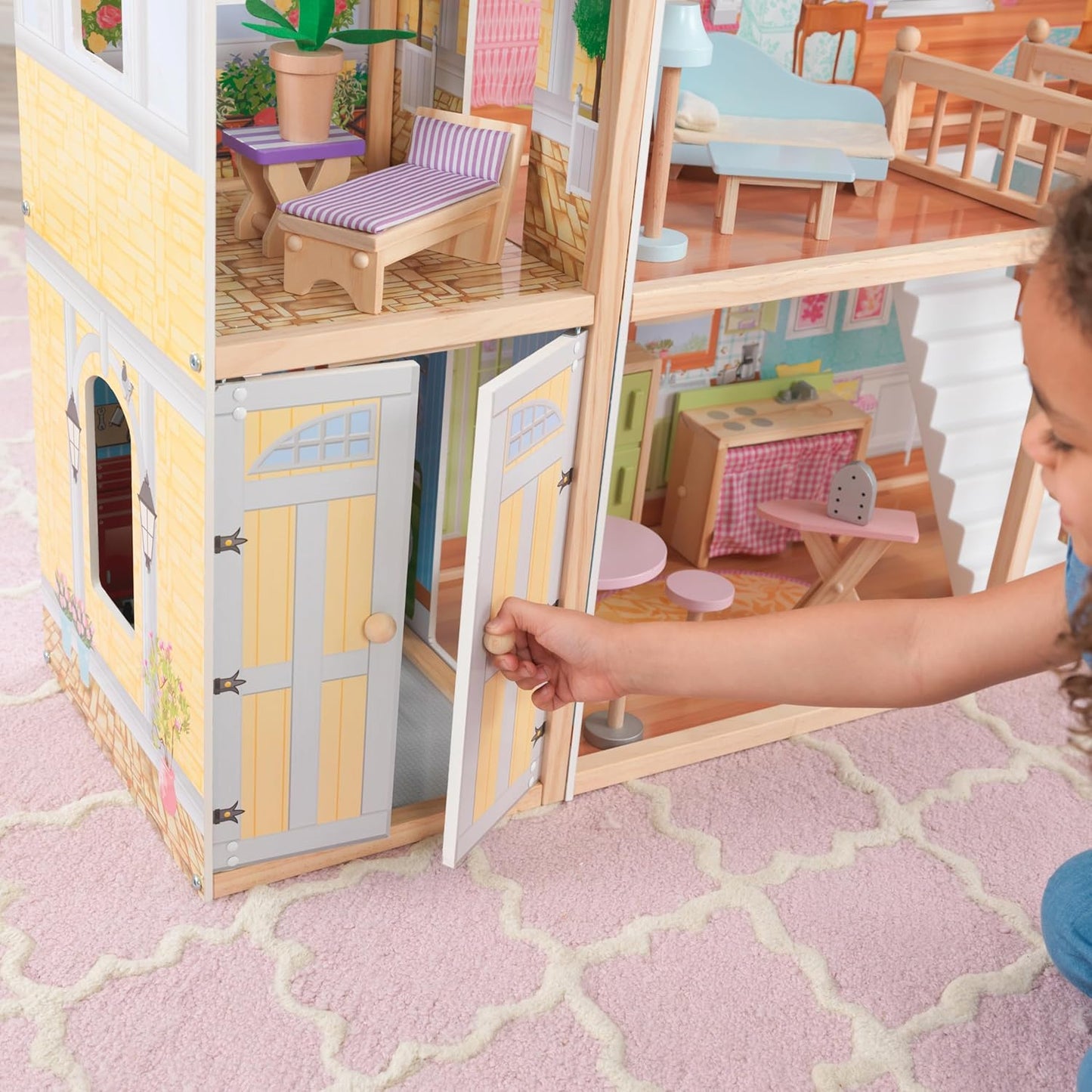KidKraft Majestic Mansion Wooden Dollhouse with 34-Piece Accessories image 2
