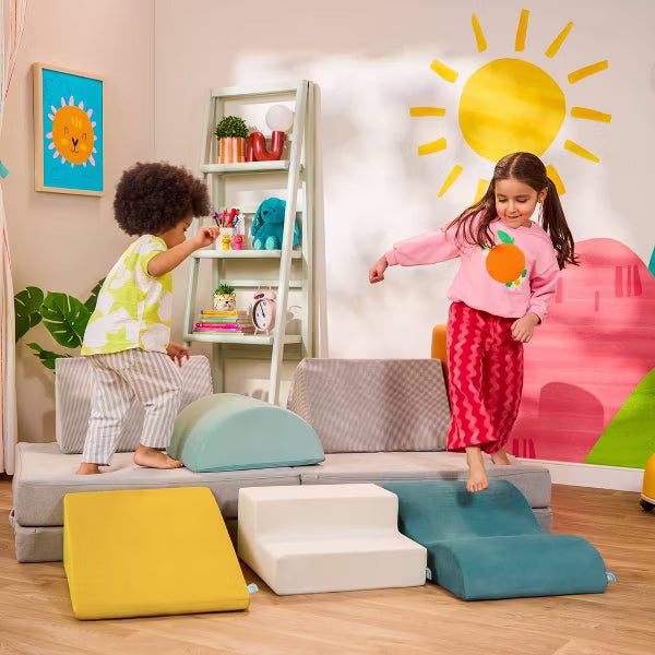 B. Toys Foam Building Shapes for Indoor Play Soft Play Equipment - 5pc image 4