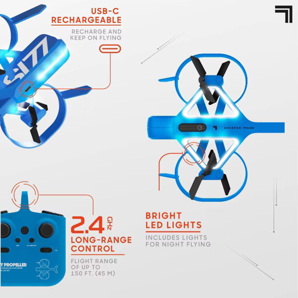 Sharper Image Sky Propeller Remote Control Quad Copter Drone image 4