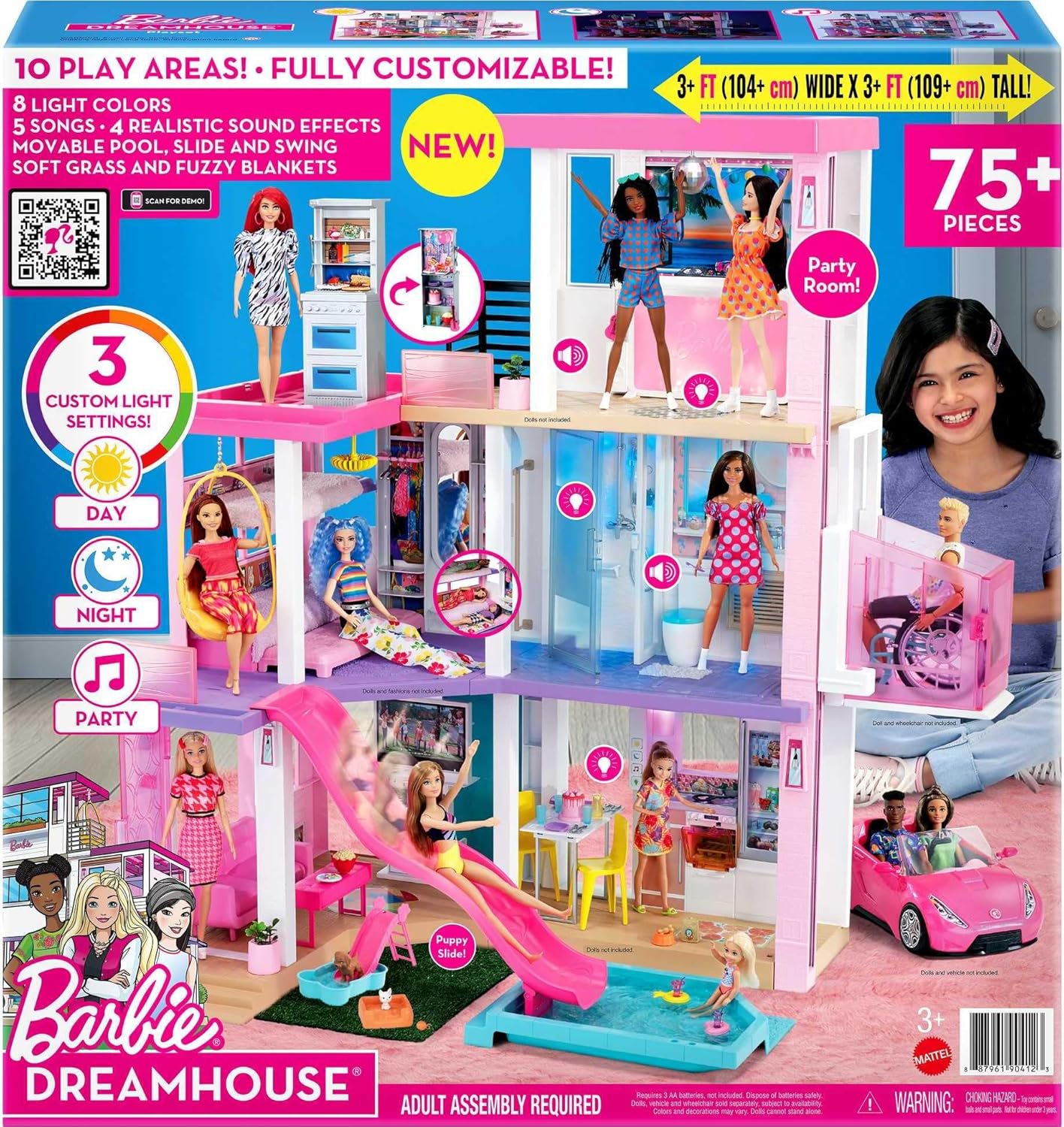 Barbie DreamHouse Dollhouse with 75+ Accessories image 4