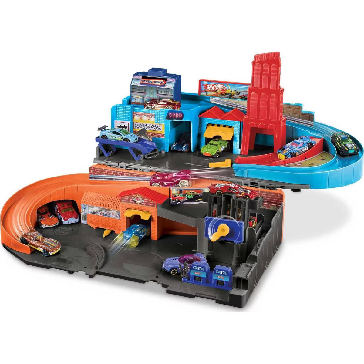 Hot Wheels Ultra Hots Sto & Go Track Set image 0