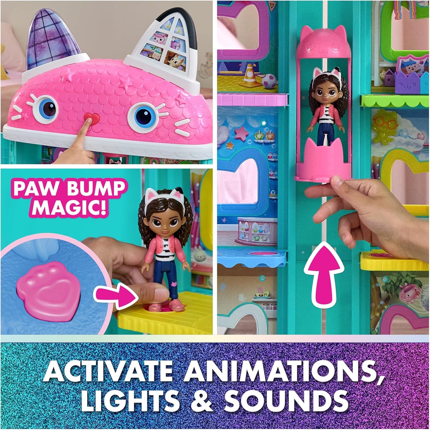 Gabby's Dollhouse: The Movie, Meow-Mazing Interactive Dollhouse image 2
